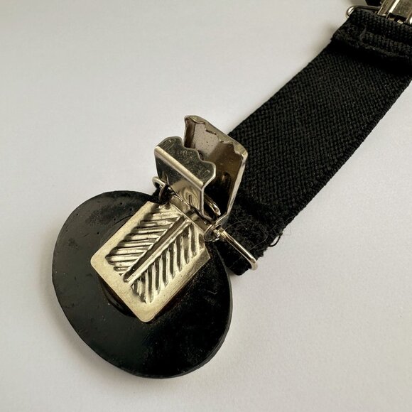 80s Cameo Jacket Cincher, Elastic Blazer Clip - Picture 4 of 10